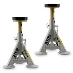 ESCO 10499 3 Ton Performance Flat Top Post Shorty Style Jack Stands Sold In Pair