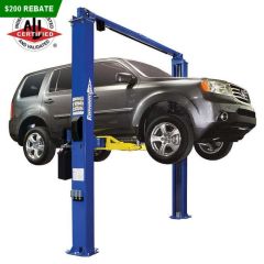 Forward Lift I10 Two Post Lift 10,000 lbs. Capacity Symmetric Columns, Direct Pull, Clear Floor ALI Certified 