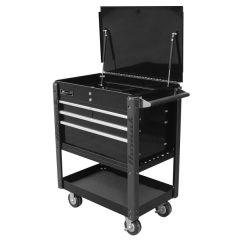 Homak Pro Series 35" Four Drawer Flip Top Service Cart