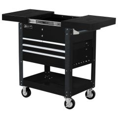 Homak Pro Series 35" Four Drawer Slide Top Service Cart