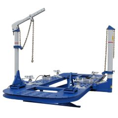 iDEAL FR-77-20 Steel Plate Platform Frame Rack Machine 20' Hydraulic Tilt-Deck Clear-Floor Frame Straightener 