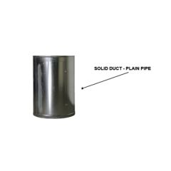 iDEAL Side Downdraft Paint Booth 31" Center Solid Duct Section
