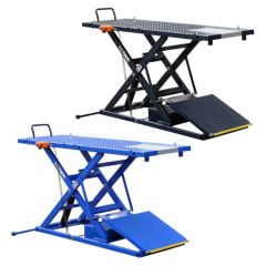 iDEAL M-2200IEH-XR Pro Series Power Sport Motorcycle Lift Available in Blue or Black