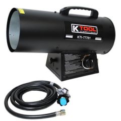 K Tool KTI77781 40-60,000 BTU Forced Air Propane Heater 