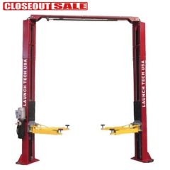 Launch Tech USA TLT240SC Clear Floor Two Post Car Hoist Closeout Sale