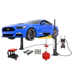 MaxJax M7K Portable Two Post Garage Lift Supreme Package