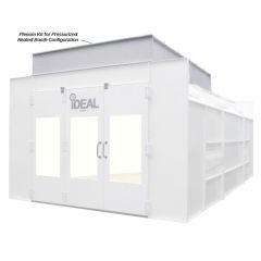 iDEAL Semi Downdraft Paint Spray Booth Canopy Plenum Kit