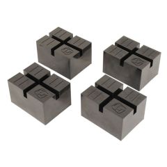 QuickJack 5300013 Pinch-Weld Block Set Dimpled Urethane Engages Pinch-Weld Rails 