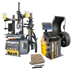 Ranger R80EX Tire Changer + LS45DS Wheel Balancer + Weights Combo