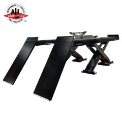 Challenger Lifts SX14-ER Scissor Alignment Lift Surface Mount 14,000 lbs. Capacity with Extended Length Ramps 