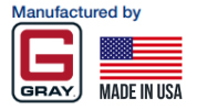 Manufactured by Gray Made In USA